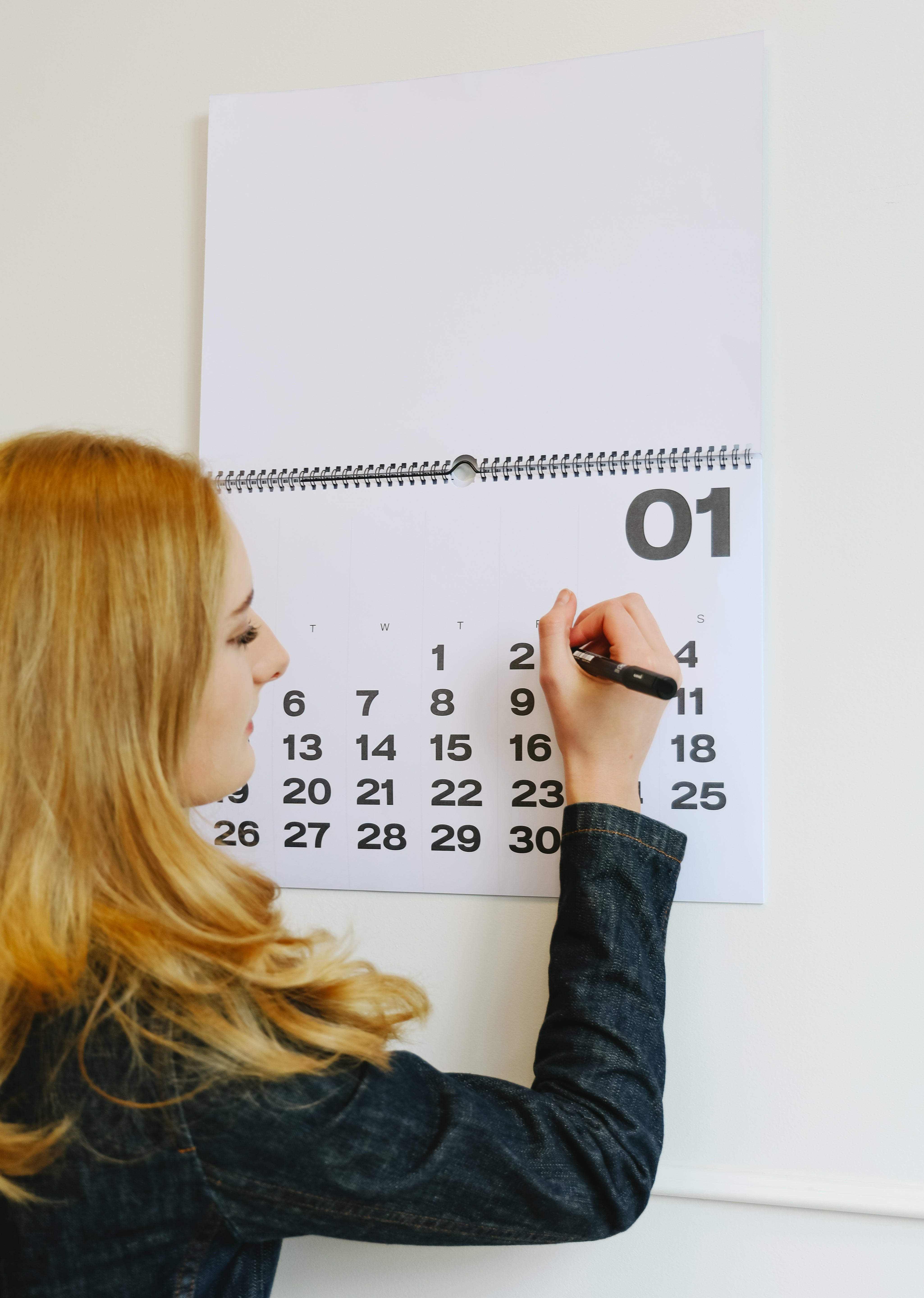 A3 12-Month Calendar (Wiro)