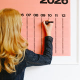 Year At A Glance Wall Calendar A1