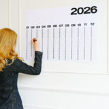 Year At A Glance Wall Calendar A1