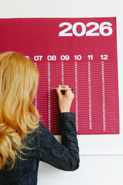 Year At A Glance Wall Calendar A1