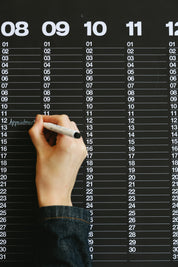 Year At A Glance Wall Calendar A1