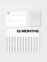 Anytime Bundle - Calendar, 52 Week Diary, Weekly Planner