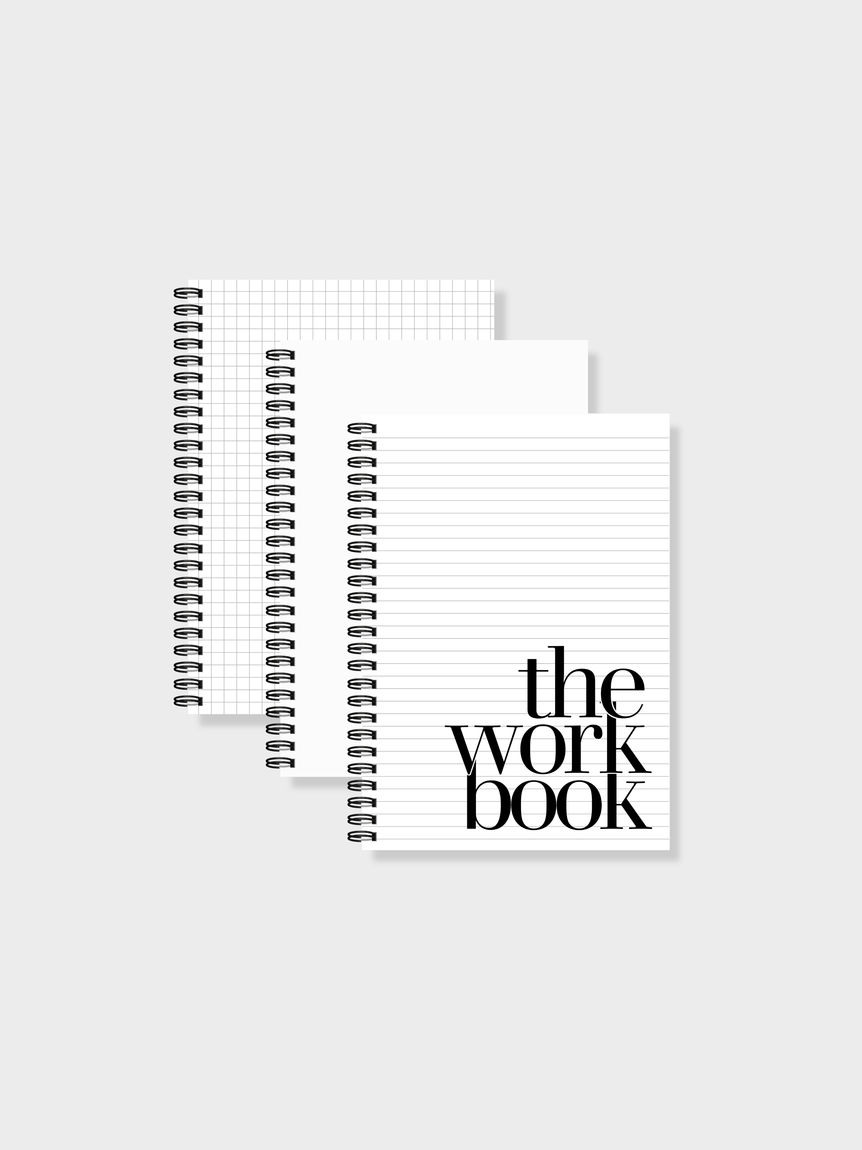 The Workbook A4 - Collection of 3