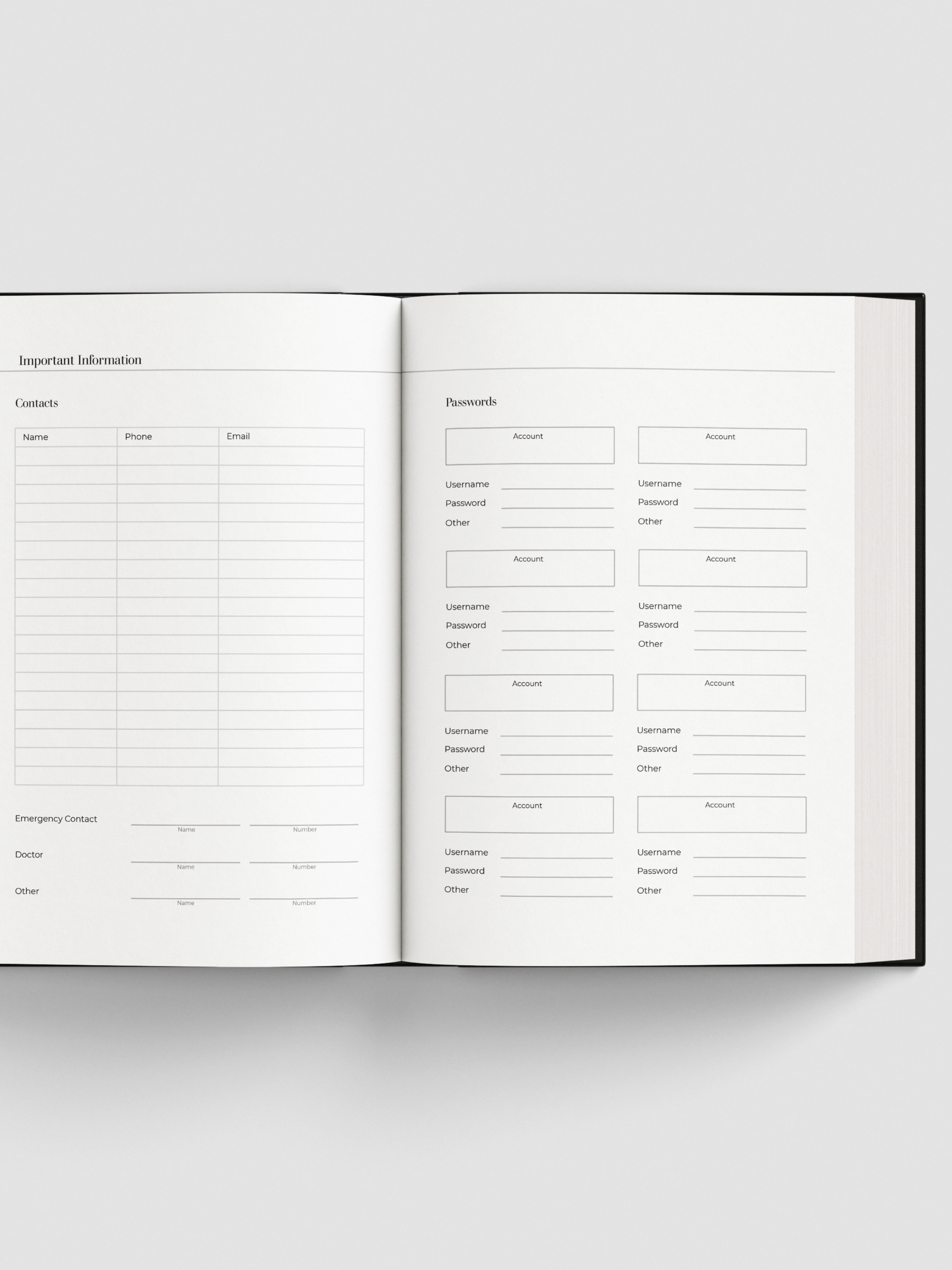 365 Day A5 Diary - Daily Debossed
