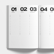 2027 Planner - A5 Weekly Edition Checked (Pre-Order)