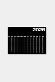 Year At A Glance Wall Calendar A1