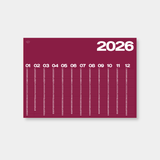 Year At A Glance Wall Calendar A1
