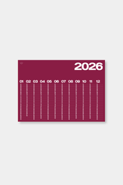 Year At A Glance Wall Calendar A1
