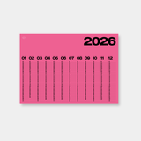 Year At A Glance Wall Calendar A1