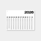 Year At A Glance Wall Calendar A1
