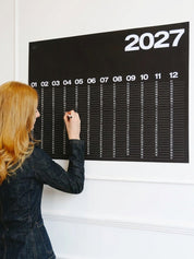2027 Year At A Glance Wall Calendar A1